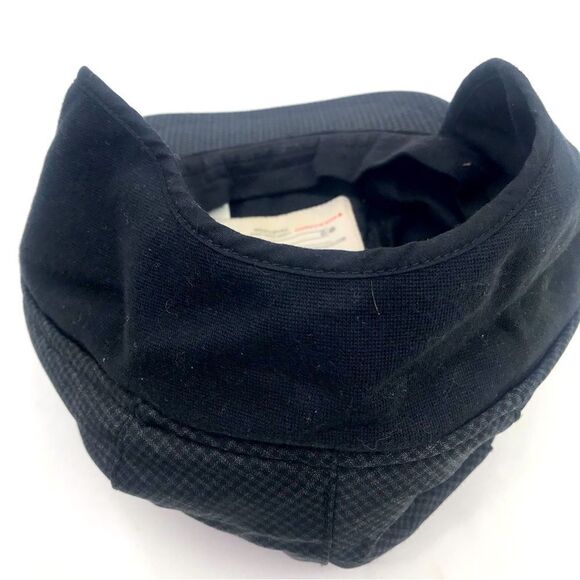 Tilly Endurables Gray Blue Plaid Newboy Peaky Blinders Fleece Earflap Cap - Picture 12 of 14